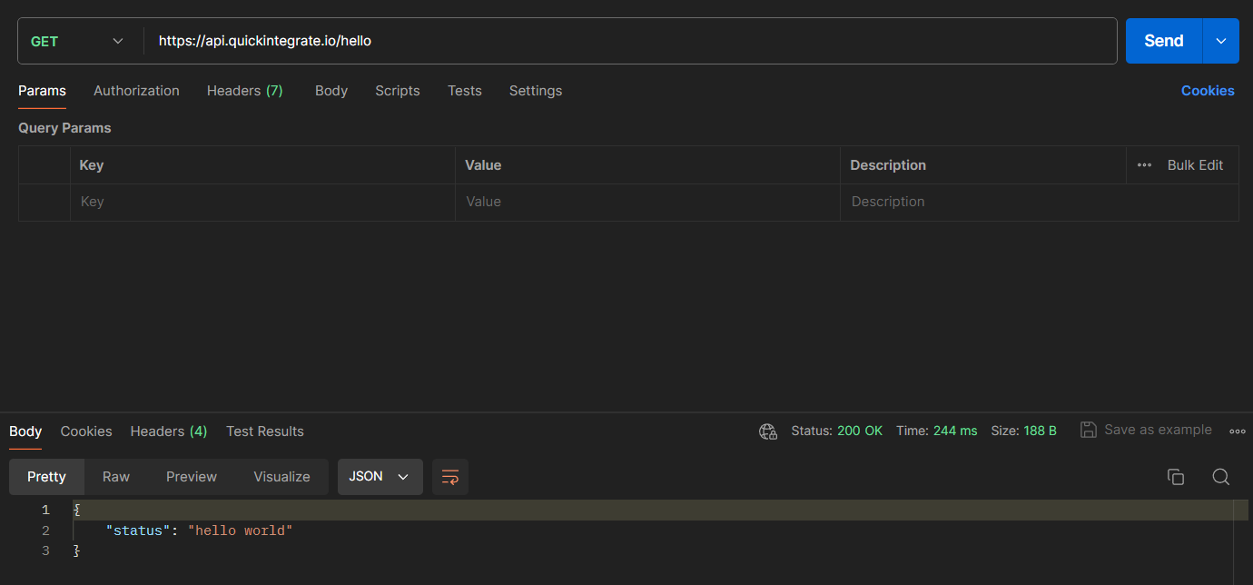 REST call without plugin